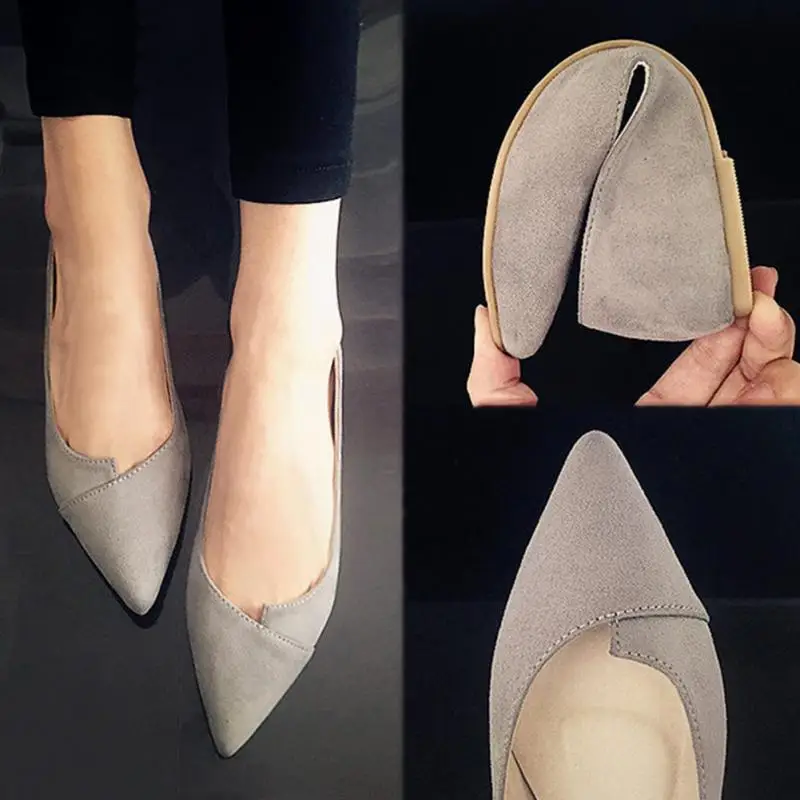 Fashion Casual Women's Rubber Sole Pointed Toe Ballet Flats heel Slip on Suede Shoes Stiletto Loafer Grey
Fashion Casual Women's Rubber Sole Pointed Toe Ballet Flats heel Slip on Suede Shoes Stiletto Loafer Grey