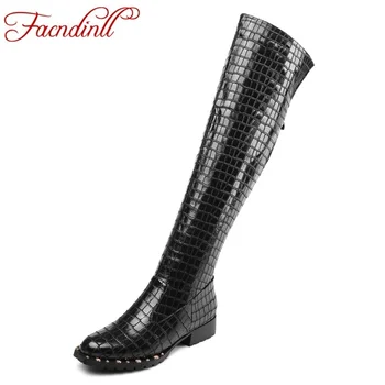 FACNDINLL fashion women boots high qulaity low square heels round toe platform shoes woman knee high boots black riding boots
FACNDINLL fashion women boots high qulaity low square heels round toe platform shoes woman knee high boots black riding boots