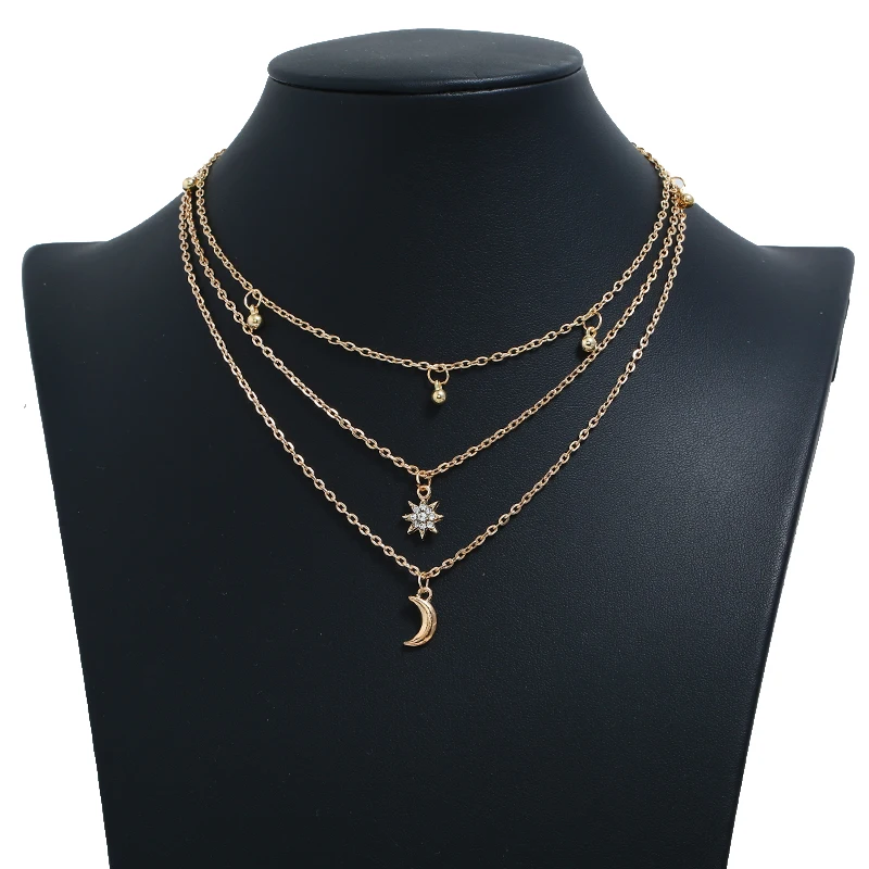 2019 New Boho Moon Necklace For Women Choker Minimalist Beads Chain Multi Layered Necklaces Fashion Jewelry
2019 New Boho Moon Necklace For Women Choker Minimalist Beads Chain Multi Layered Necklaces Fashion Jewelry