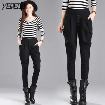 #1319 Spring Summer Casual Trousers High Waist Black Harem Pants Women Plus Size 4XL Fashion Joggers women Elegant Skinny Pants
#1319 Spring Summer Casual Trousers High Waist Black Harem Pants Women Plus Size 4XL Fashion Joggers women Elegant Skinny Pants
