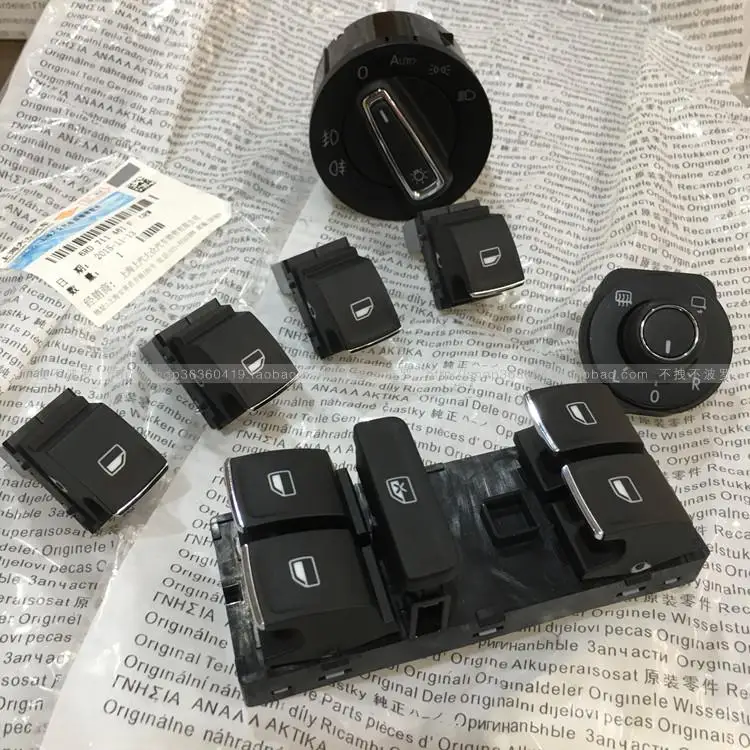 Apply to 2014-2018 POLO Chromium plated elevator switch Headlamp turn-on adjustment Reversing mirror switch Gao pin
Apply to 2014-2018 POLO Chromium plated elevator switch Headlamp turn-on adjustment Reversing mirror switch Gao pin