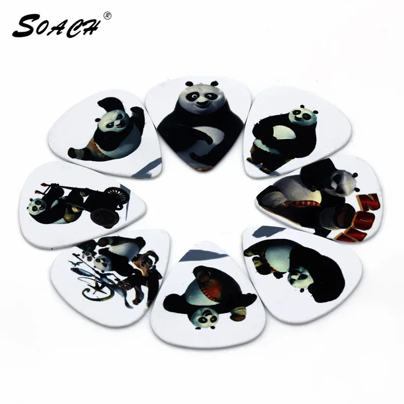 SOACH 10pcs/Lot 1.0mm thickness Kung Fu Panda white guitar picks, cute, cartoon guitar guitar strap guitar accessories
SOACH 10pcs/Lot 1.0mm thickness Kung Fu Panda white guitar picks, cute, cartoon guitar guitar strap guitar accessories