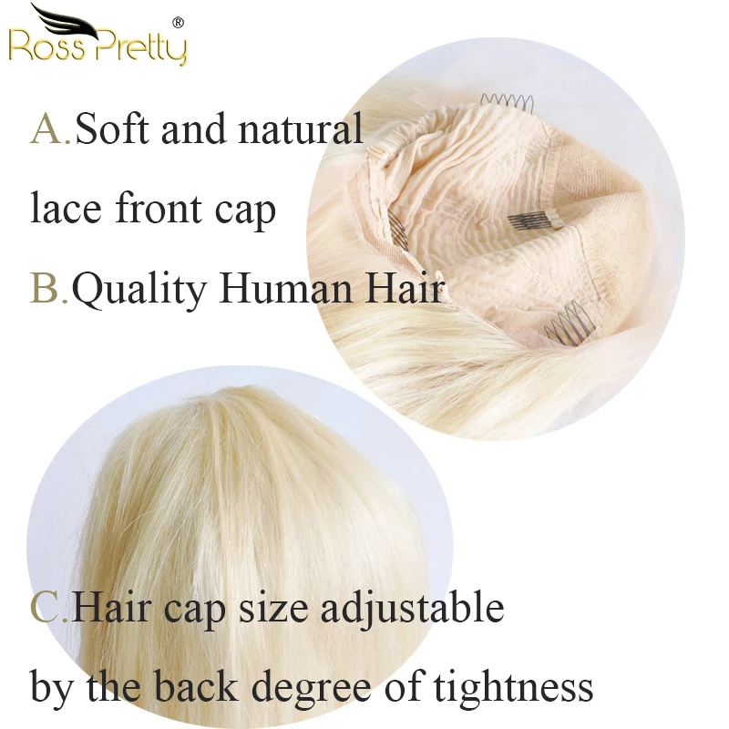 ROSS PRETTY HAIR BOB 613 lace frontal wig