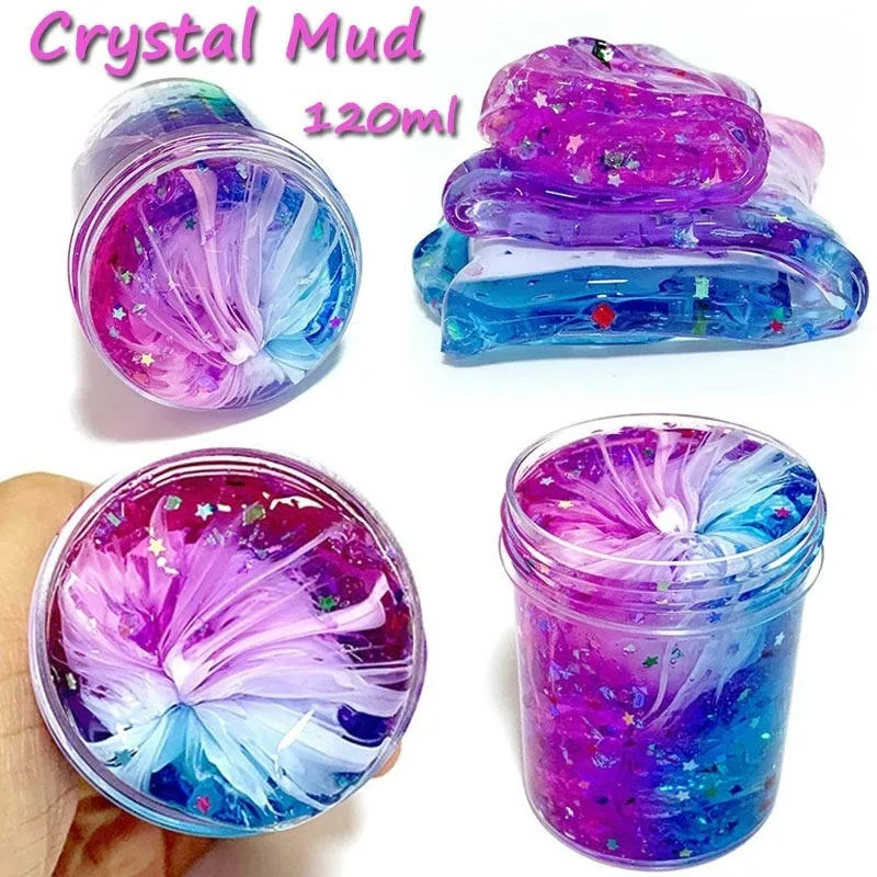 120ml DIY Crystal Mud Slime Putty Clay Decompression Clay Stress Relief Magic Crystal Dream Colorful Kids Clay
120ml DIY Crystal Mud Slime Putty Clay Decompression Clay Stress Relief Magic Crystal Dream Colorful Kids Clay