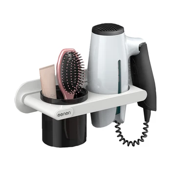 Hair Dryer Holder With Cup Households Wall Mount Bathroom Accessories Hair Dryer Shelf Metal Black Hair Dryer Rack
Hair Dryer Holder With Cup Households Wall Mount Bathroom Accessories Hair Dryer Shelf Metal Black Hair Dryer Rack