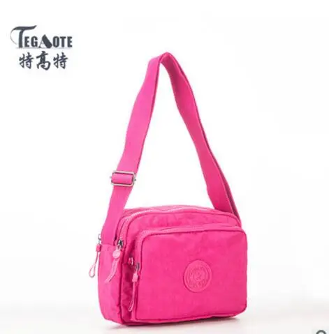 TEGAOTE Women Shoulder Bags Solid Zipper Bags Handbags Women Famous Brands Nylon Summer Beach Crossbody Bags Female Sac A Main 
TEGAOTE Women Shoulder Bags Solid Zipper Bags Handbags Women Famous Brands Nylon Summer Beach Crossbody Bags Female Sac A Main