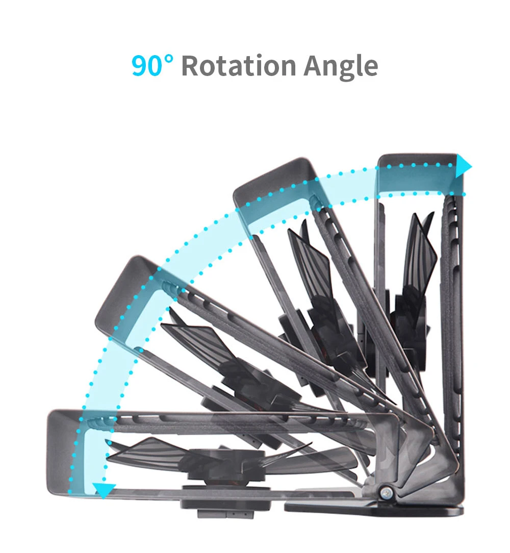 Xiaomi VH CE 7 Inch Portable Mini Metal Mute Fan Dual Mode Home Office Desk Brushless Motor Fan