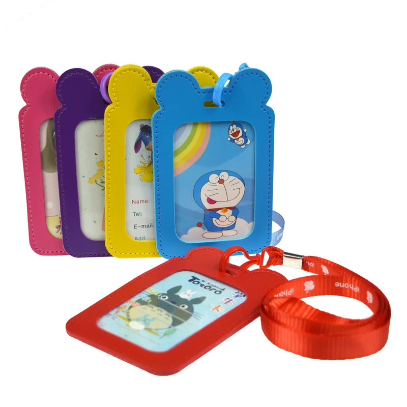 Cartoon Animal PU Leather Lanyard Credit Card ID Holders Bag Students Women Travel Bank Bus Business Card Cover Badge Chain Case
Cartoon Animal PU Leather Lanyard Credit Card ID Holders Bag Students Women Travel Bank Bus Business Card Cover Badge Chain Case