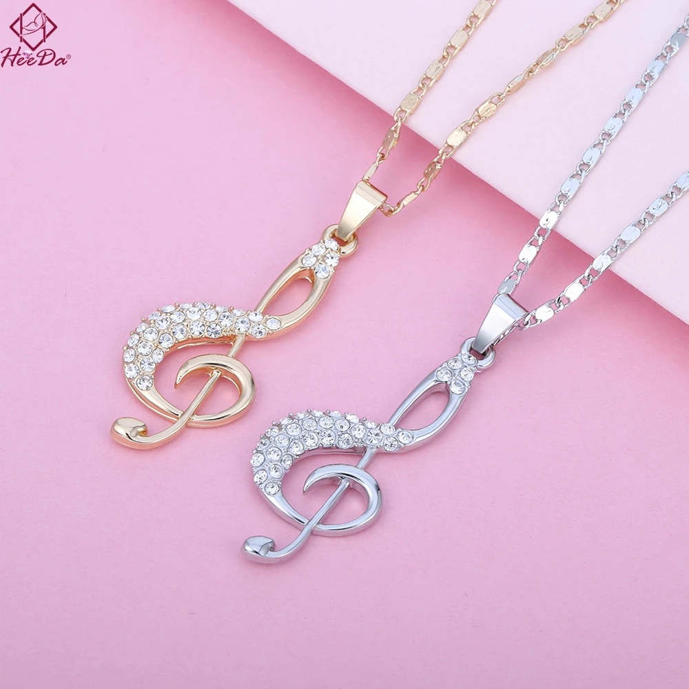 Korean 2019 Fashion Musical Symbol Pendant Necklace Women Graceful Elegant Rhinestone Gold Clavicular Chain Summer Heart Jewelry
Korean 2019 Fashion Musical Symbol Pendant Necklace Women Graceful Elegant Rhinestone Gold Clavicular Chain Summer Heart Jewelry