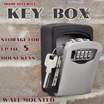 Safurance Big Key Safe Box Outdoor Key Lock Box Aluminium Wall Mounted Waterproof 4 Digit Combination Password
Safurance Big Key Safe Box Outdoor Key Lock Box Aluminium Wall Mounted Waterproof 4 Digit Combination Password