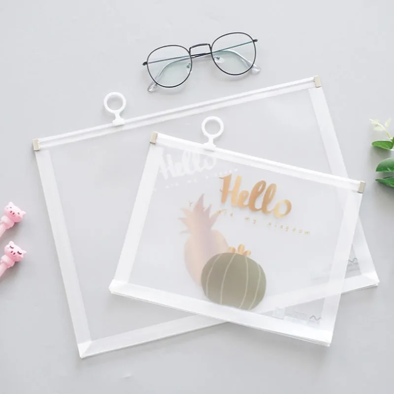 1Pcs Lovely Pineapple Cactus Zipper Document Bag Transparent Plastic File Folder Stationery Big Capacity Document Bags
1Pcs Lovely Pineapple Cactus Zipper Document Bag Transparent Plastic File Folder Stationery Big Capacity Document Bags