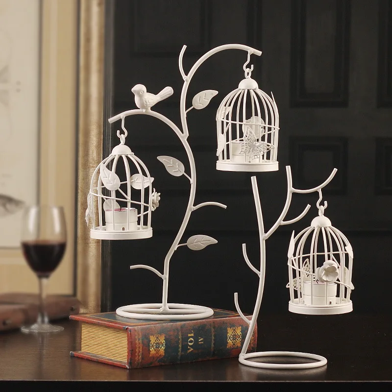European Style tree Branch Birdcage Candle Holder iron Lantern model living room Creative Candle Stick Home Decoration
European Style tree Branch Birdcage Candle Holder iron Lantern model living room Creative Candle Stick Home Decoration