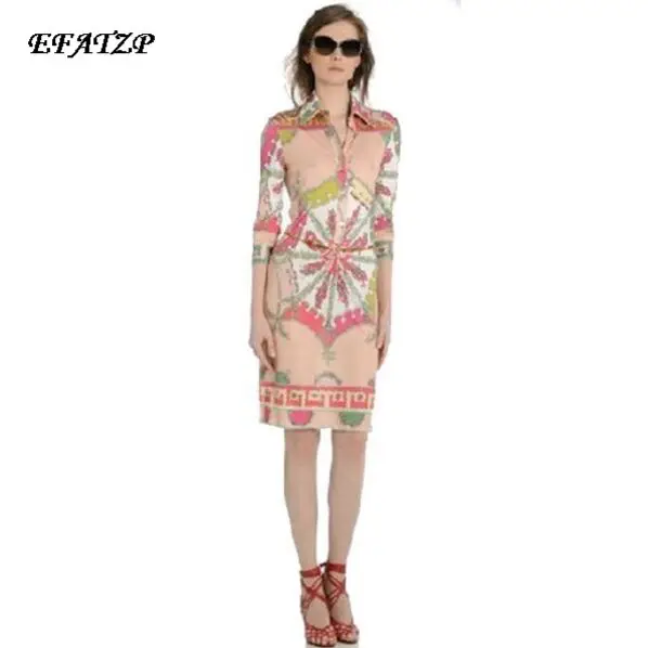 European Luxury Designer Dress Women' 3/4 Sleeve Pink Geometric Printed Stretch Plus Size XXL Jersey Silk Dress
European Luxury Designer Dress Women' 3/4 Sleeve Pink Geometric Printed Stretch Plus Size XXL Jersey Silk Dress