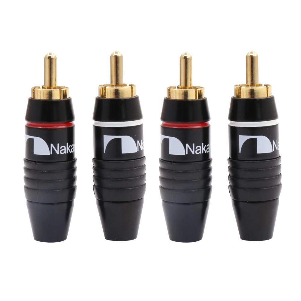 Free shipping 50 pcs High Quality Nakamichi RCA Plug Solder Gold Audio Adapter Connector
Free shipping 50 pcs High Quality Nakamichi RCA Plug Solder Gold Audio Adapter Connector