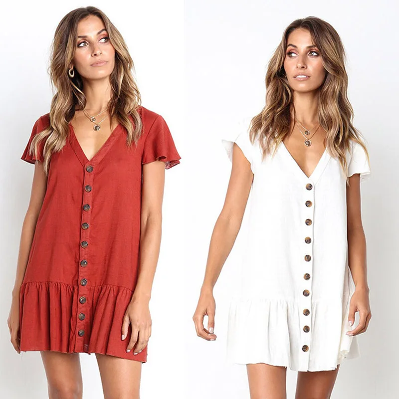 Women Loose Dresses Casual Solid Color V Neck Long Sleeve Torridity Women's Dress Casual Linen Pocket White Vestidos XL
Women Loose Dresses Casual Solid Color V Neck Long Sleeve Torridity Women's Dress Casual Linen Pocket White Vestidos XL