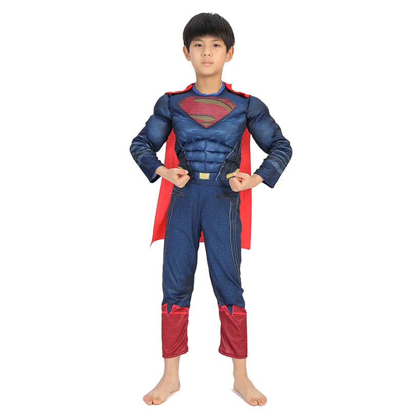 Purim Costumes Kids Deluxe Muscle Christmas Superman Costume for children boys kids superhero movie man of steel cosplay
Purim Costumes Kids Deluxe Muscle Christmas Superman Costume for children boys kids superhero movie man of steel cosplay