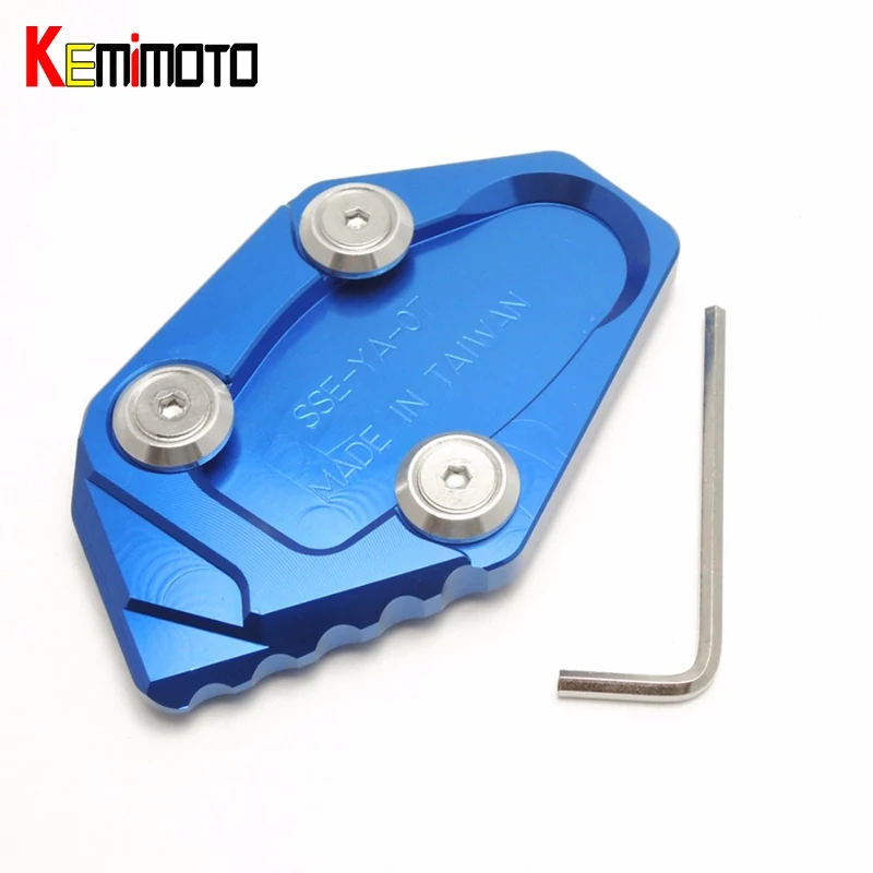KEMiMOTO R25 R3 MT25 MT03 CNC Side Stand Plate Kickstand Extension Pad Enlarger for YAMAHA YZF R3 R25 2014 2015 2016
KEMiMOTO R25 R3 MT25 MT03 CNC Side Stand Plate Kickstand Extension Pad Enlarger for YAMAHA YZF R3 R25 2014 2015 2016