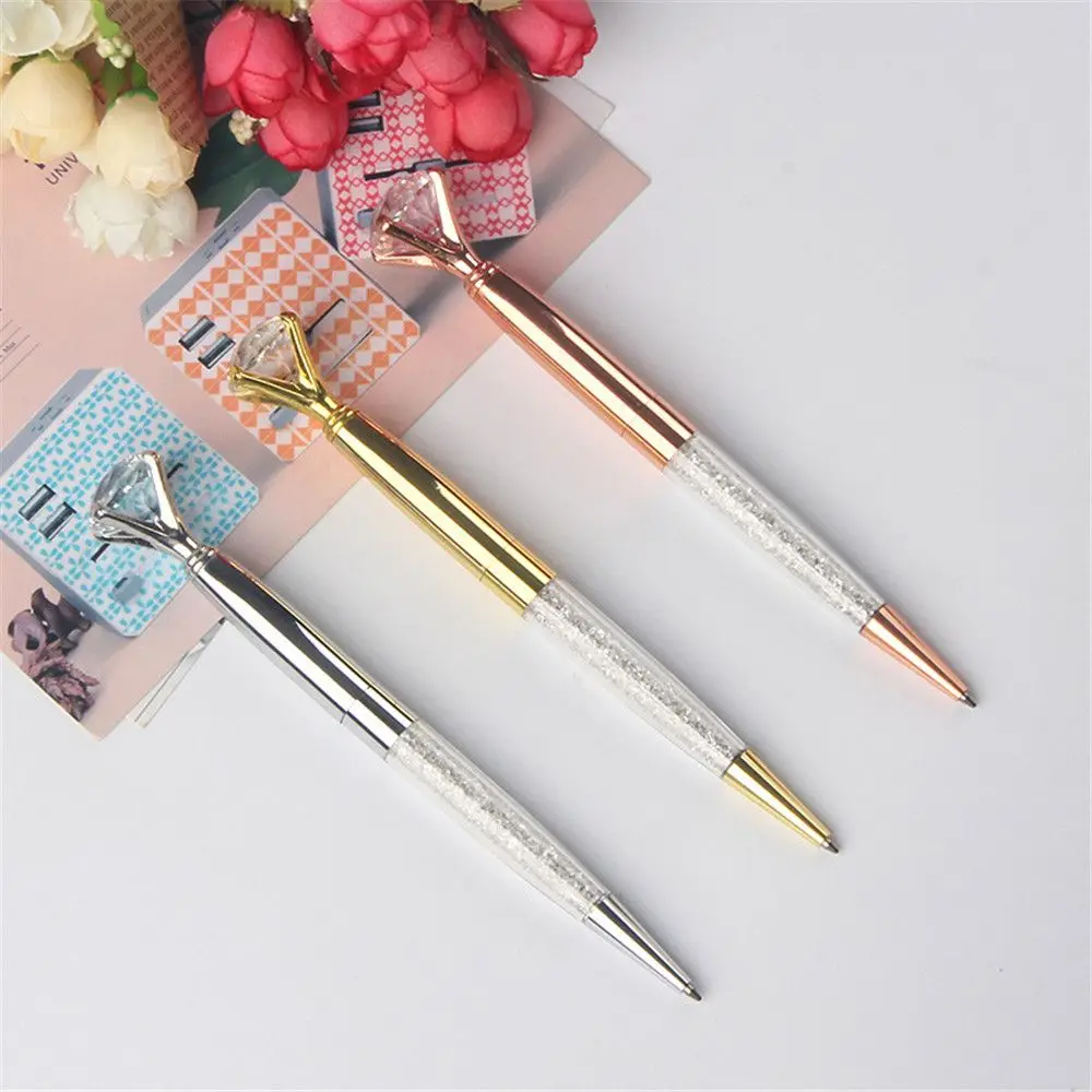 1pc Kawaii Luxury Diamond Ballpoint Pen Stationery Crystal Signature Pens caneta School Office Students Writing Supplies
1pc Kawaii Luxury Diamond Ballpoint Pen Stationery Crystal Signature Pens caneta School Office Students Writing Supplies