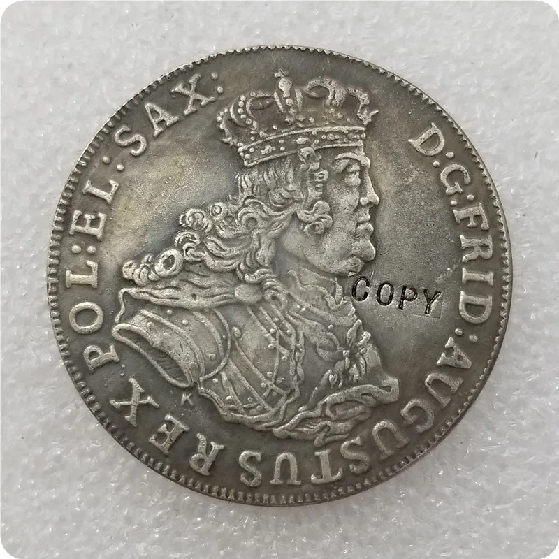 Poland : 1762 - Talar AUGUSTUS ( F. August) Rex Polonia COPY commemorative coins-replica coins medal coins collectibles
Poland : 1762 - Talar AUGUSTUS ( F. August) Rex Polonia COPY commemorative coins-replica coins medal coins collectibles