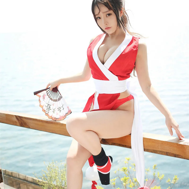2019 Women Mai Shiranui Bathers Weave Bandage Sukumizu Biquini Japanese Cosplay Anime One Piece Sexy Costumes Adult Bodysuit
2019 Women Mai Shiranui Bathers Weave Bandage Sukumizu Biquini Japanese Cosplay Anime One Piece Sexy Costumes Adult Bodysuit