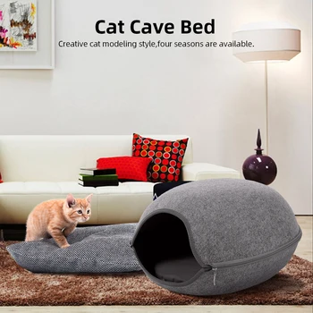 Pet House for Cats Comfortable Cat House Cave Cat Bed Funny Egg-Type Pet Nest Pets Product All Season
Pet House for Cats Comfortable Cat House Cave Cat Bed Funny Egg-Type Pet Nest Pets Product All Season