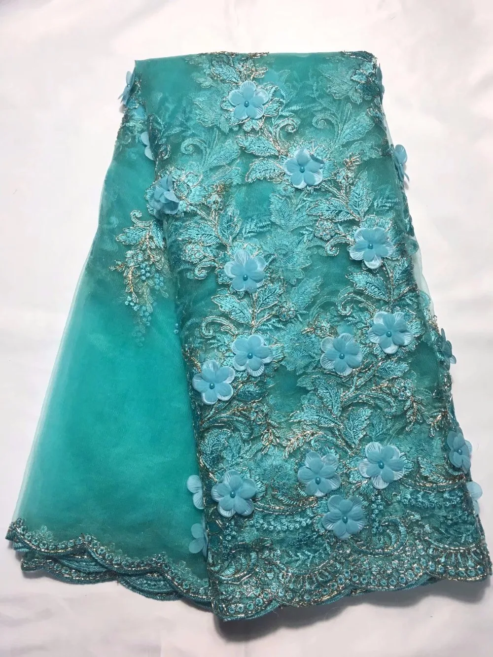 3d lace fabric for wedding dresses 2017 new 5yard african lace fabric high quality french net lace with 3d flower
3d lace fabric for wedding dresses 2017 new 5yard african lace fabric high quality french net lace with 3d flower