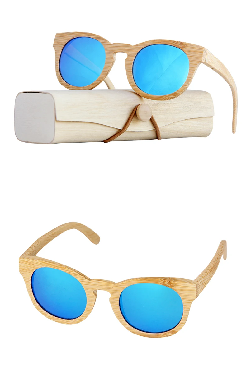 Handmade Bamboo frame Polarized sunglasses for women man oval sun glasses Beach Anti-UV eyeglasses Wooden Case Handmade Bamboo frame Polarized sunglasses for women man oval sun glasses Beach Anti-UV eyeglasses Wooden Case