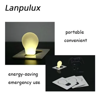 Lanpulux 10PCS/lot Credit Card Night Lamp Mini Wallet Size Creative Design For Emergency Use Battery Warm White Powered Lighting
Lanpulux 10PCS/lot Credit Card Night Lamp Mini Wallet Size Creative Design For Emergency Use Battery Warm White Powered Lighting