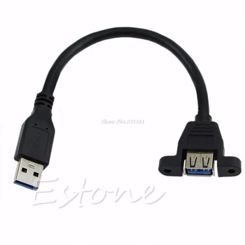 USB 3.0 Extension Male to Female Molded Panel Mount Extention Port Cable Dropship
USB 3.0 Extension Male to Female Molded Panel Mount Extention Port Cable Dropship