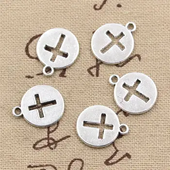 10pcs Charms Cross Cut Out 18x15mm Antique Making Pendant fit,Vintage Tibetan Bronze Silver color,DIY Handmade Jewelry
10pcs Charms Cross Cut Out 18x15mm Antique Making Pendant fit,Vintage Tibetan Bronze Silver color,DIY Handmade Jewelry