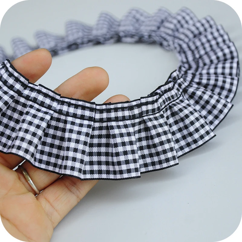 40mm Black White Plaid Checked Lace Ribbon DIY Apparel Sewing & Fabric Garment Curtain Home Textile Decorative Lace Trim Tape
40mm Black White Plaid Checked Lace Ribbon DIY Apparel Sewing & Fabric Garment Curtain Home Textile Decorative Lace Trim Tape
