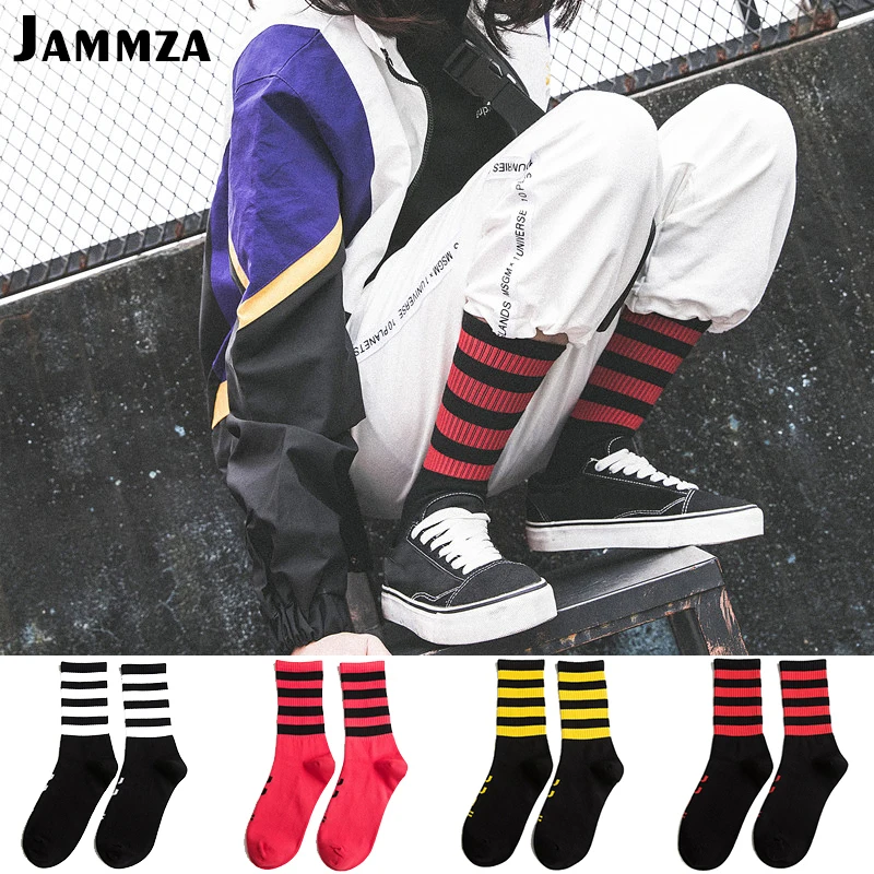 Men New Fashion Stripe Socks Women Letter Hit Color Hiphop Lovers Skateboard Socks Cotton Harajuku Four Bars Style Sporty Sokken 
Men New Fashion Stripe Socks Women Letter Hit Color Hiphop Lovers Skateboard Socks Cotton Harajuku Four Bars Style Sporty Sokken