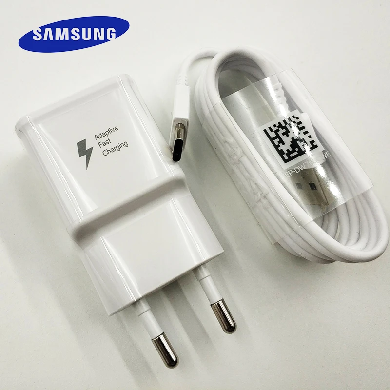 Original Samsung Fast Charger Travel Adapter Quick Charge 150cm Type C Cable for Galaxy S10 S8 S9 Plus A3 A5 A7 2017 Note 9 8 7
Original Samsung Fast Charger Travel Adapter Quick Charge 150cm Type C Cable for Galaxy S10 S8 S9 Plus A3 A5 A7 2017 Note 9 8 7
