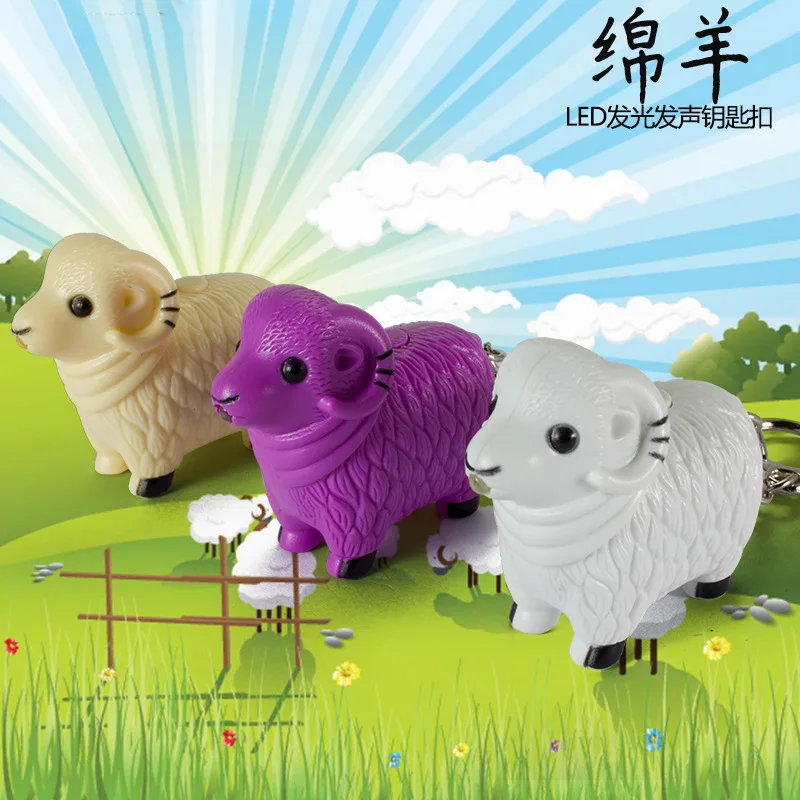FREE SHIPPING BY DHL 200pcs/lot 2015 Plastic LED Lovely Lamb Keychains with Sound Novelty Gift Keyrings for Kids
FREE SHIPPING BY DHL 200pcs/lot 2015 Plastic LED Lovely Lamb Keychains with Sound Novelty Gift Keyrings for Kids