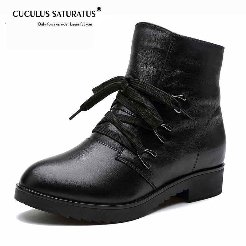 Cuculus WINTER WOMEN BOOTS GENUINE LEATHER BLACK LACE-UP &ZIP Non-slip WOMEN FASHION SNOW BOOTS AUTUMN BOOTS 1842
Cuculus WINTER WOMEN BOOTS GENUINE LEATHER BLACK LACE-UP &ZIP Non-slip WOMEN FASHION SNOW BOOTS AUTUMN BOOTS 1842