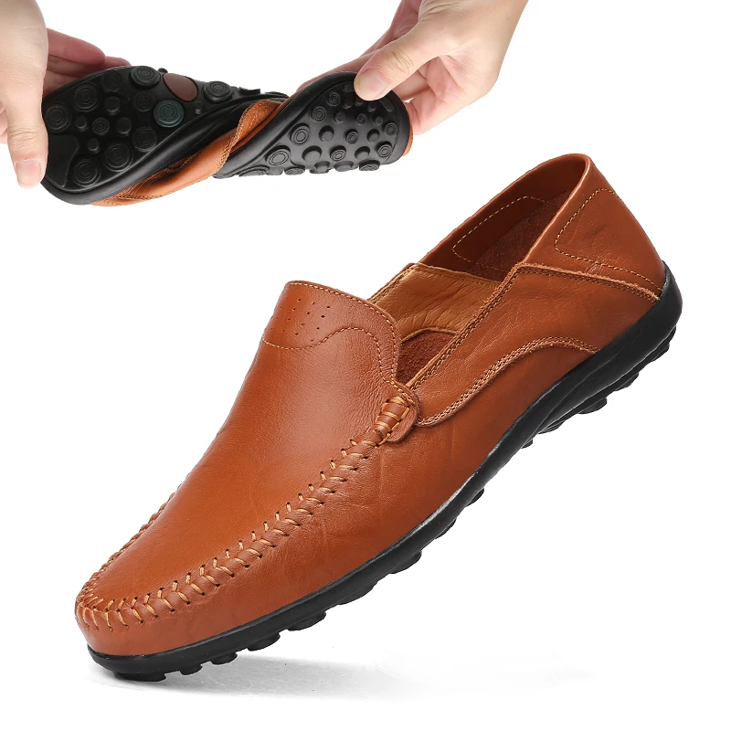 Summer Men Casual Shoes Luxury Brand 2019 Genuine Leather Loafers Men Moccasins Breathable Slip on Driving Shoes Plus Size 37-47
Summer Men Casual Shoes Luxury Brand 2019 Genuine Leather Loafers Men Moccasins Breathable Slip on Driving Shoes Plus Size 37-47