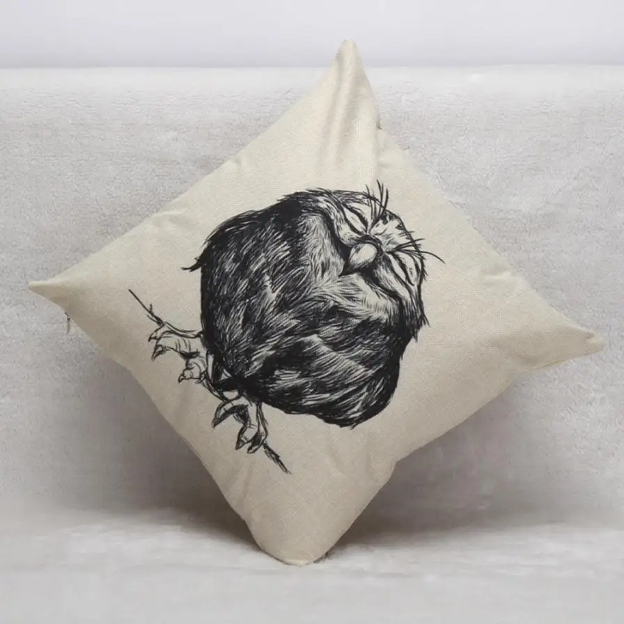 Vintage Owl Pattern Pillow Cover Sofa Waist Throw Cushion Cover Home Decor For Room Coussin Decoration Almofadas travesseiro
Vintage Owl Pattern Pillow Cover Sofa Waist Throw Cushion Cover Home Decor For Room Coussin Decoration Almofadas travesseiro