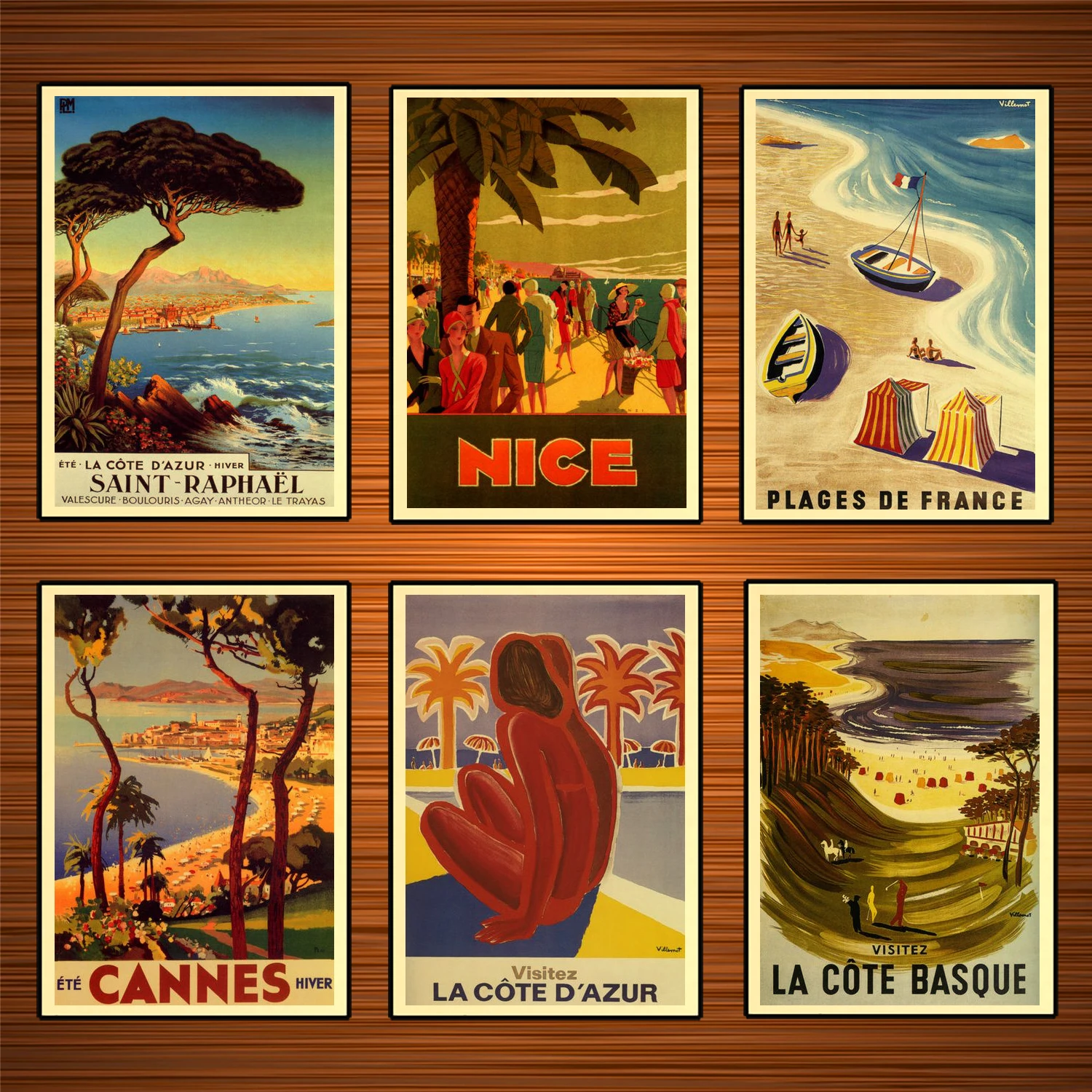 Vintage Beach Surfing Travel Poster la cote basque Classic Canvas Paintings Wall Posters Stickers Home Decor Gift
Vintage Beach Surfing Travel Poster la cote basque Classic Canvas Paintings Wall Posters Stickers Home Decor Gift