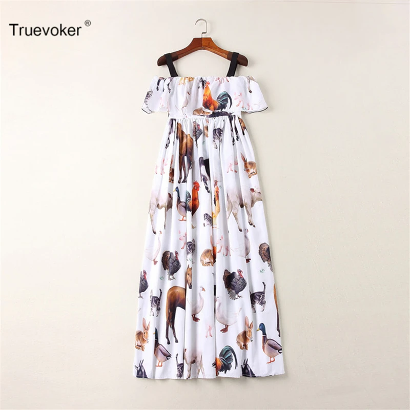 Truevoker Summer Designer Dress Women's Elegant Animal Printed Spaghetti Strap Vestido Retro Resort Robe Femme Ete
Truevoker Summer Designer Dress Women's Elegant Animal Printed Spaghetti Strap Vestido Retro Resort Robe Femme Ete