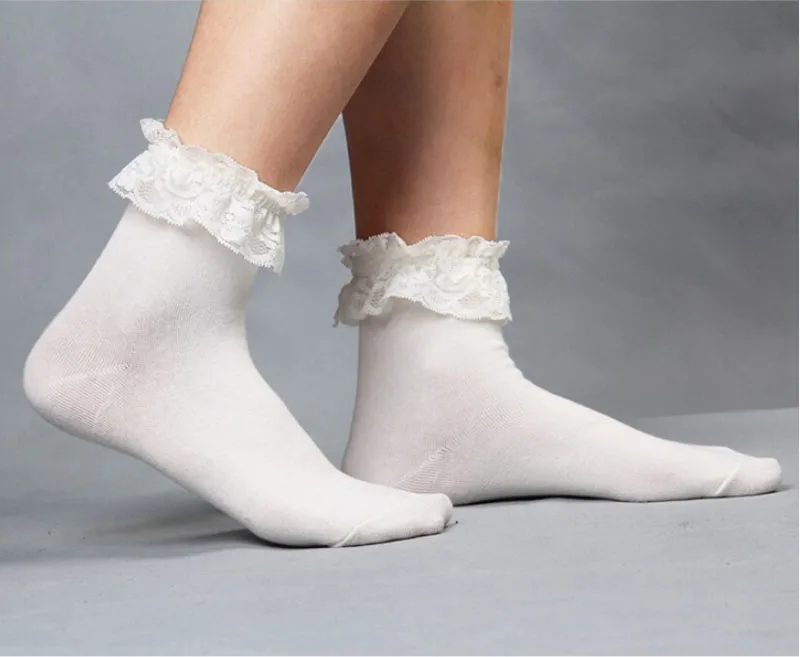 Fashionable Lovely Cute Fashion Women Vintage Lace Ruffle Frilly Ankle Socks Lady Princess Girl Favorite 5 Color Available
Fashionable Lovely Cute Fashion Women Vintage Lace Ruffle Frilly Ankle Socks Lady Princess Girl Favorite 5 Color Available