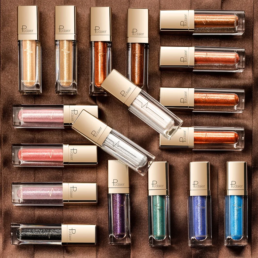 Pudaier 18 Colors Luminous Glitter Eyeshadow Liquid Shiny Eye Shadow Diamond Waterproof Liquid Shimmer Makeup Eyeshadow TSLM2
Pudaier 18 Colors Luminous Glitter Eyeshadow Liquid Shiny Eye Shadow Diamond Waterproof Liquid Shimmer Makeup Eyeshadow TSLM2