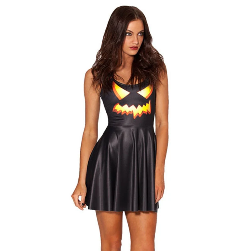 Ladies Sexy Tank Dress Halloween Pumpkin Lantern Printing Performance Garment Vest Dress Cosplay Dresses
Ladies Sexy Tank Dress Halloween Pumpkin Lantern Printing Performance Garment Vest Dress Cosplay Dresses