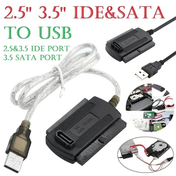 Computer Cables 2.5/3.5 SATA/IDE To USB 2.0 Adapter Converter Cable For Hard Disk Drive CD DVD ROM
Computer Cables 2.5/3.5 SATA/IDE To USB 2.0 Adapter Converter Cable For Hard Disk Drive CD DVD ROM