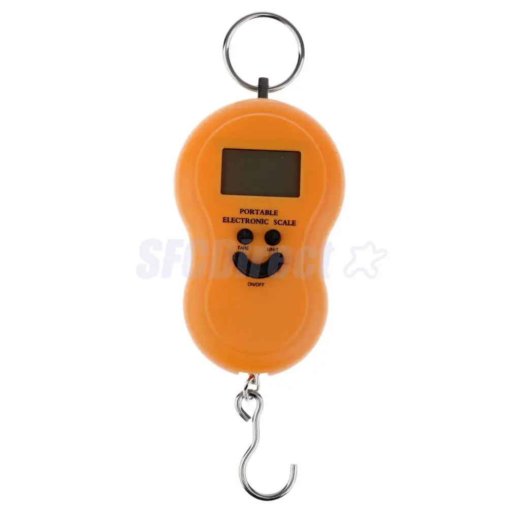 50kg/10g Pocket LCD Digital Fish Hanging Luggage Weight Hook Scale