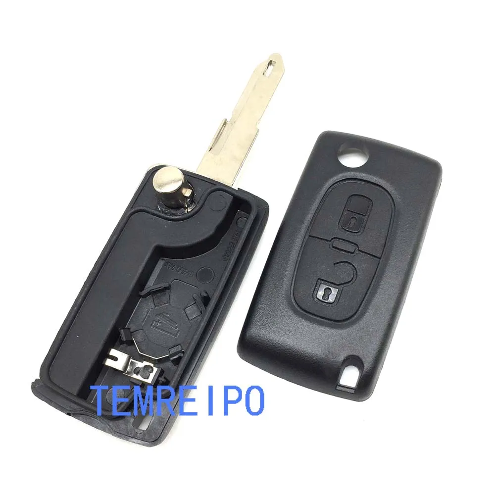 10pcs/lot 2 Button Remote Flip Folding Key Shell Case With 206 Blade For Peugeot 206/207 with battery holder
10pcs/lot 2 Button Remote Flip Folding Key Shell Case With 206 Blade For Peugeot 206/207 with battery holder