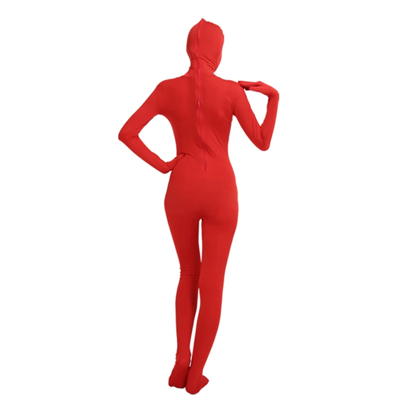 Ensnovo Black Zentai Bodysuit Nylon Spandex Suit Eyes Open Skin Tights For Women Cosplay Costume Halloween Party 18 Ensnovo Black Zentai Bodysuit Nylon Spandex Suit Eyes Open Skin Tights For Women Cosplay Costume Halloween Party -Zentai shop online
