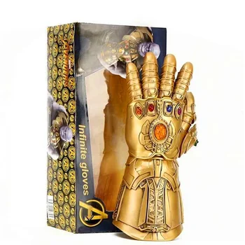 38CM The Avengers Thanos Cosplay Gloves with Light Figurine Dolls Toys PVC Action Figure Collection Model Toy H602
38CM The Avengers Thanos Cosplay Gloves with Light Figurine Dolls Toys PVC Action Figure Collection Model Toy H602