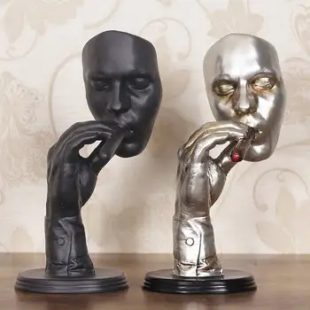 Retro Meditators Abstract Sculpture Man Smoking Cigar Face Statue Character Resin Figurine Artwork Home Decorations lw4271025
Retro Meditators Abstract Sculpture Man Smoking Cigar Face Statue Character Resin Figurine Artwork Home Decorations lw4271025