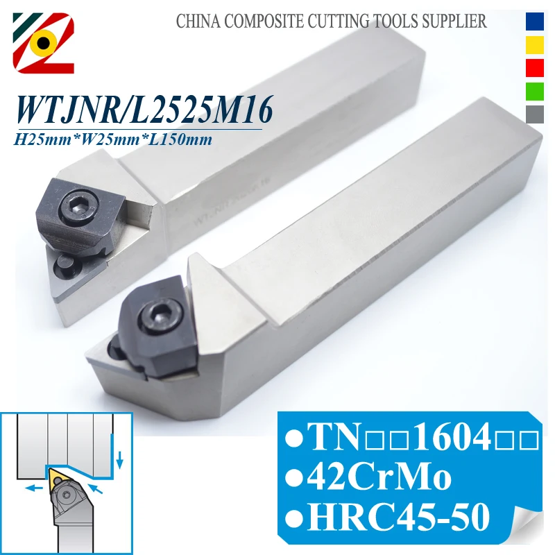 EDGEV 1PC WTJNR2525M16 WTJNL2525M16 WTJNR WTJNL CNC Lathe External Tool Holder Turning Tools For TNMG160404 TNMG160408 Insert
EDGEV 1PC WTJNR2525M16 WTJNL2525M16 WTJNR WTJNL CNC Lathe External Tool Holder Turning Tools For TNMG160404 TNMG160408 Insert