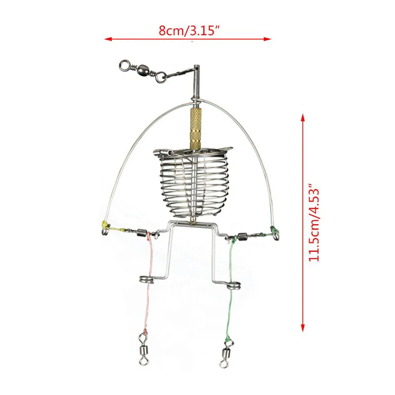 Automatic Pesca Accessories Fishing Feeder Tackle Multi Functional Launcher Trap Spring Cage Hook
Automatic Pesca Accessories Fishing Feeder Tackle Multi Functional Launcher Trap Spring Cage Hook